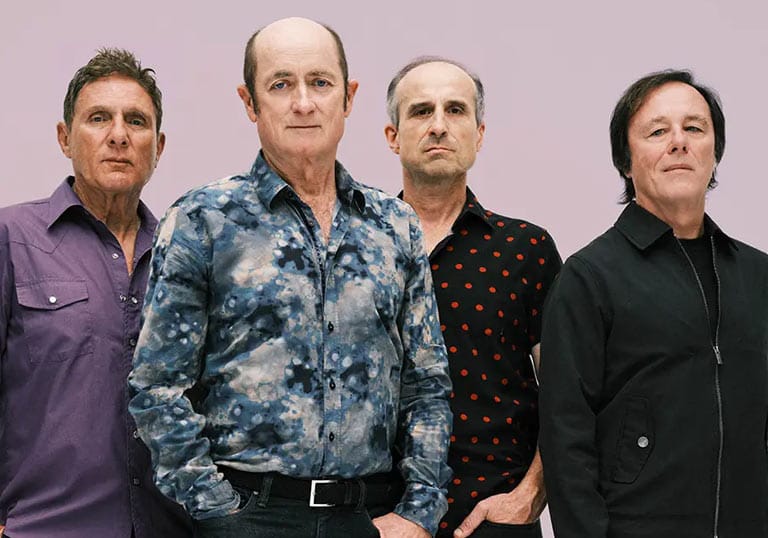 Portrait of Hoodoo Gurus band members