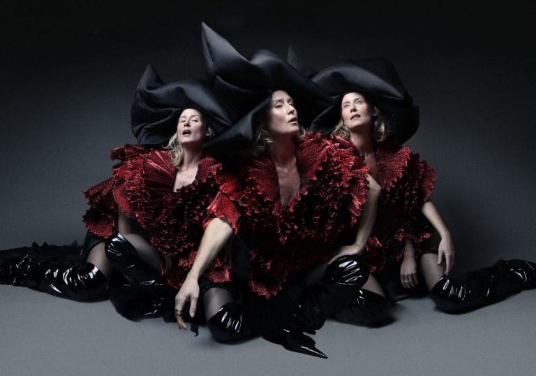 Róisín Murphy Róisín Murphy posing on the floor in costume